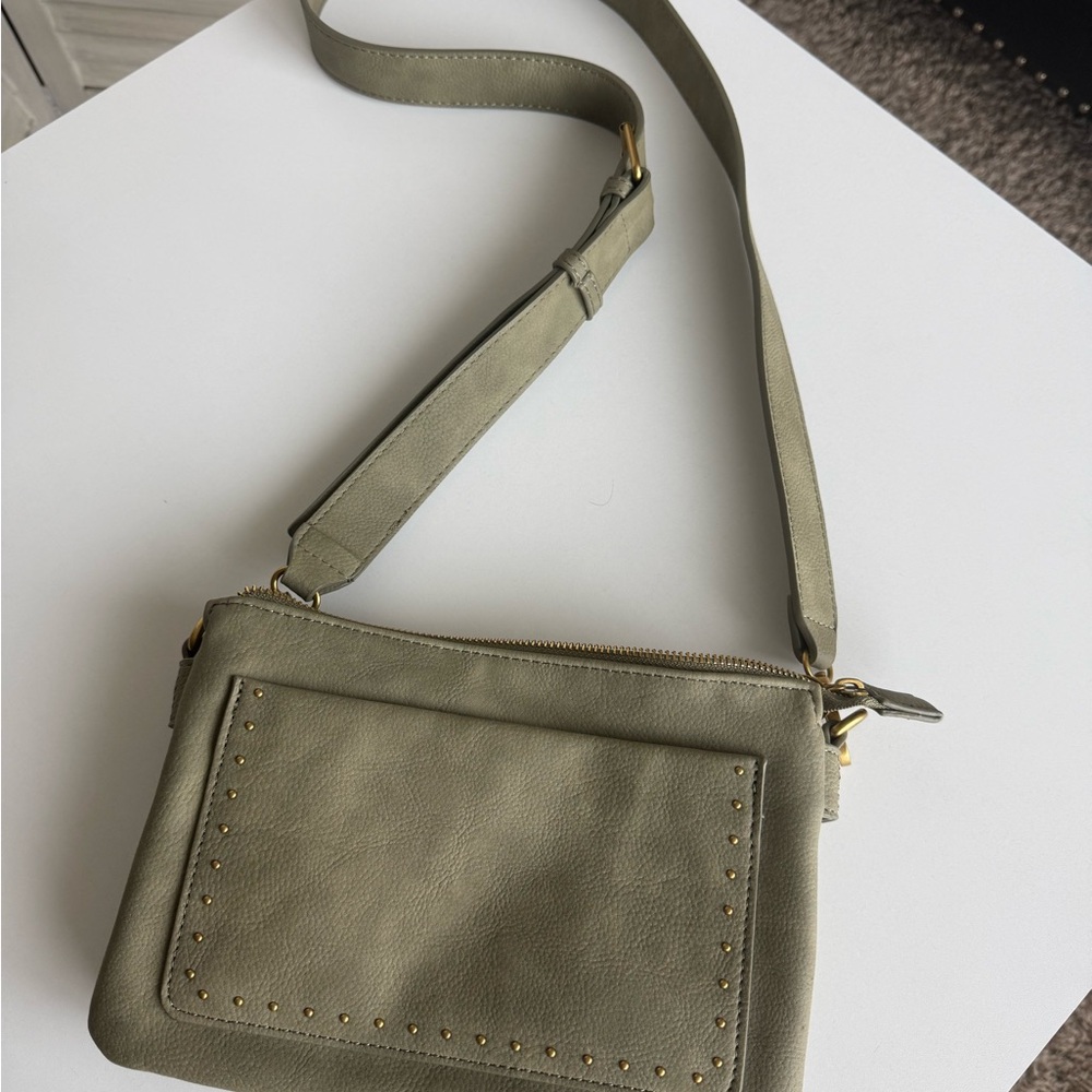 Stylish Olive Green Crossbody Bag